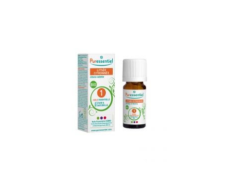 PURESSENTIEL Huiles Essentielles Citron Bio  - Le Flacon De 30ml