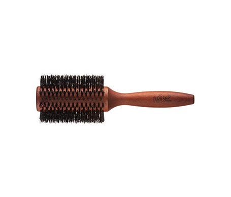 Eurostil Brosse circulaire à poils de bois Long 38cm 1ud