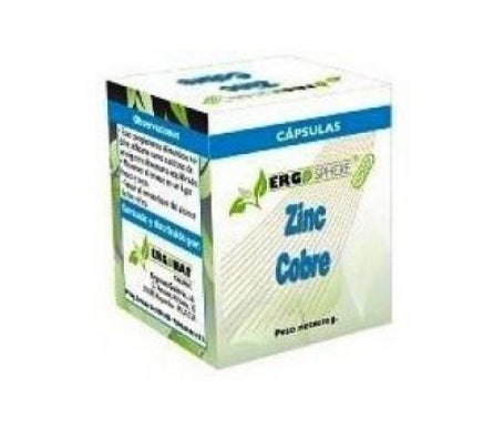 Ergonat Galenic Zinc Copper Ergosphere 50caps