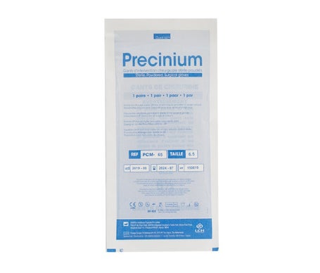 Lch Precinium Gants Latex Stérile Poudre Taille 6,5 1 Paire
