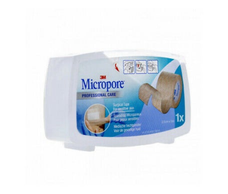 Micropore Esparadrapo Piel Sensible Nude 25cmX5m 1ud