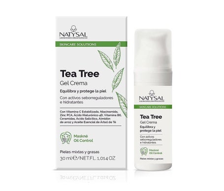 Natysal Gel Crema Facial Arbol Del Te 30ml