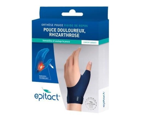 Epitact Orthese Pouce Rigide Repos Marine Gauche TM 1ut