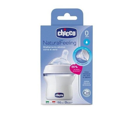 Chicco Set Natural Feeling Biberon 150ml + Sucette Micro +0m