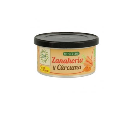 Solnatural Carotte Curcuma Pate Bio 125g
