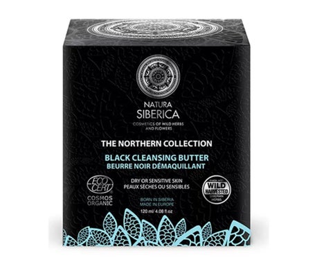 Natura Siberica Manteca negra limpiadora desmaquillante de uso diario 120 ml