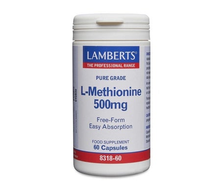 Lamberts L-Metionina 60 Caps 500Mg