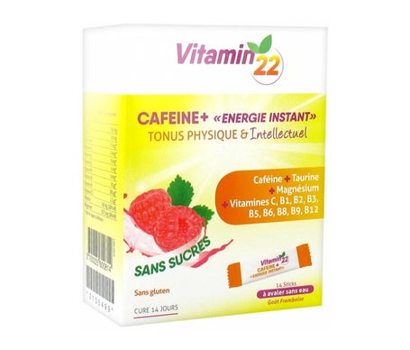 Ineldea Vitamin'22 Cafeine+ Framboise 14 Stick