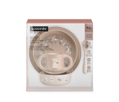 Vaisselle d'apprentissage Suavinex® rose