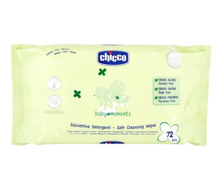 Chicco™ Lingettes nettoyantes Baby Moments 72uds