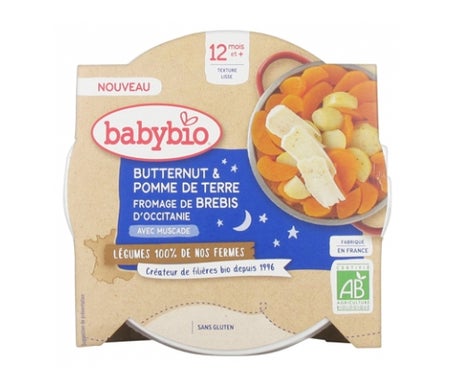 BabyBio Bonne Nuit Pomme de Terre et Fromage de Chèvre 230g