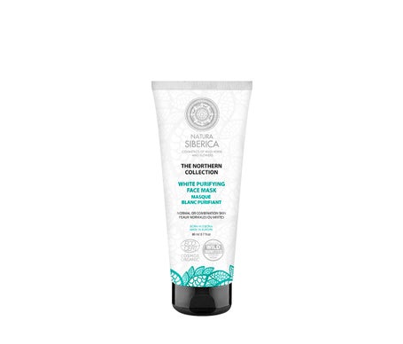 Natura Siberica Mascarilla facial blanca purificante, pureza de la piel 80 ml