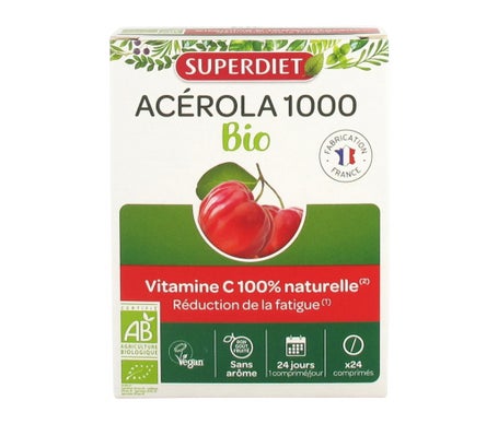 Superdiet Acérola 1000 Bio 24comp