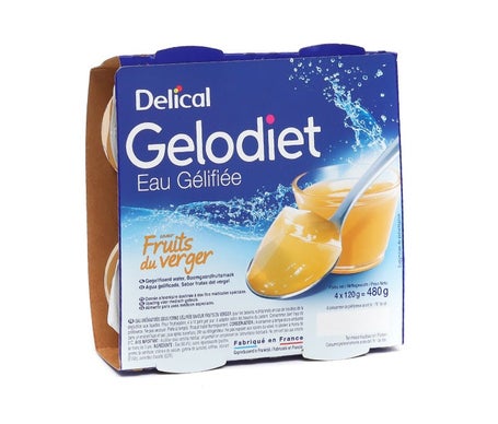 Delical Gelodiet Eau gel Verg 4 X120
