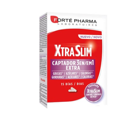 Forté Pharma Xtra Slim Captador 3en1 Extra 60 Capsules