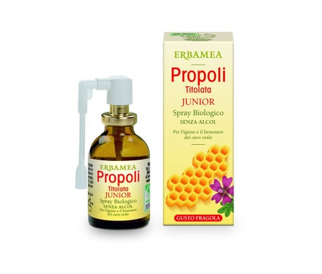 Erbamea Propolis Titolata Spray Junior Bio 20ml