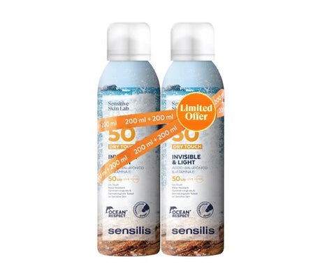 Sensilis Body Spray Dry Touch SPF50 2x200ml
