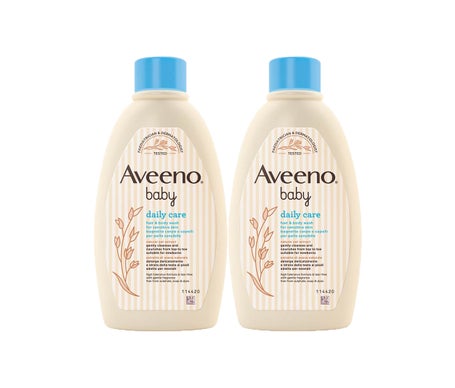Aveeno Baby Pack Bain Doux pour Peaux Sensibles 2x250ml