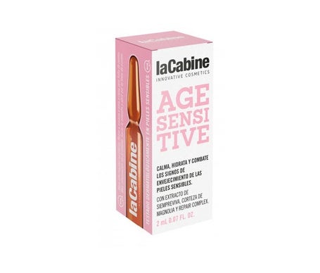 La Cabine Sensitive Ampoule Visage Anti Ã‚ge 2ml