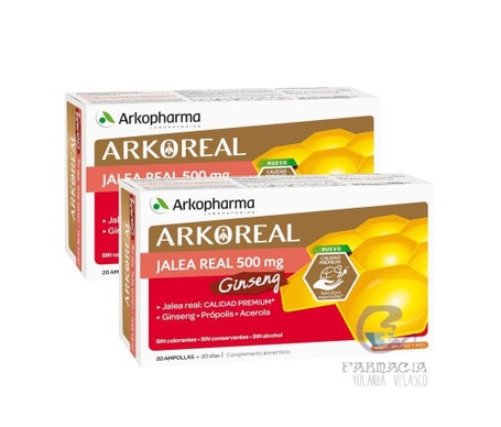 Arkoreal Gelée Royale + Ginseng 2x20amp