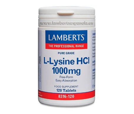Lamberts L-Lisine HCL 1000mg 120comp