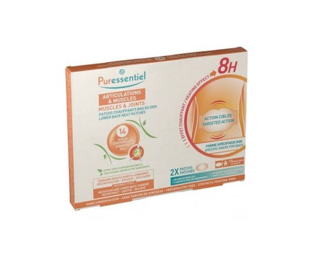 Puressentiel Patchs Chauffants Bas Du Dos Pure Heat 2 Patchs