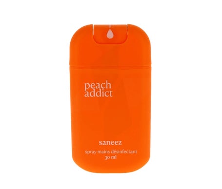 Saneez Spray Désinfectant Main Peach Addict 30 ml