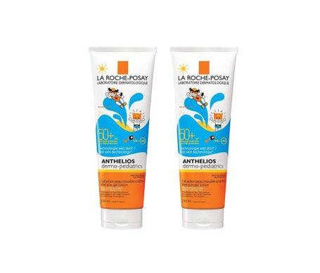 La Roche Posay Anthelios Dermo Pediatrics Gel Wet Skin Spf50+ 2x250ml