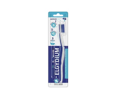 Elgydium Brosse à Dents 4 en 1 Souple ou Medium 1 ut