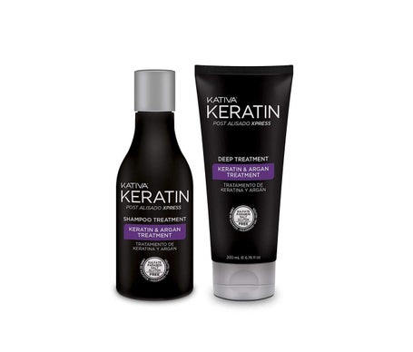 Kit Post Lissage Express Shampooing + Traitement Pack Kativa