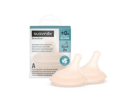 Suavinex Zero Zero Tétine Allaitement Anticolique +0m U S 2 Unités