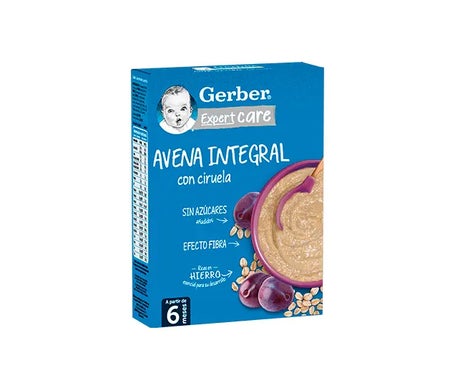 Gerber Grain&ampGrown Avoine à grains entiers avec prune 250g