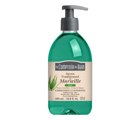 Le Comptoir du Bain Savon Liquide de Marseille Aloe Vera 500mL