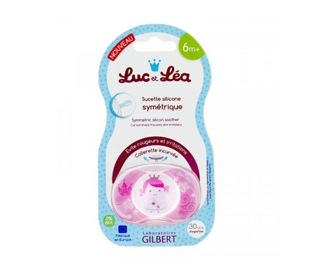 Luc et Lea Sucette Symetrique Princes/ Fais Mois Un Calin +6 Mois 2uts