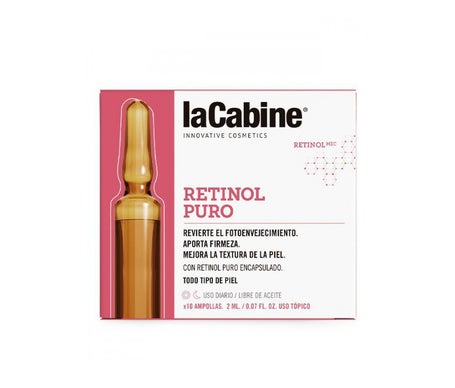La CabineAmpoules Rétinol pur 10x2ml