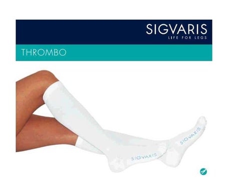 Sigvaris Bas Trombox Ccl1 M N Blanc 1 Paire