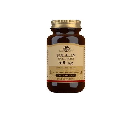 Solgar Vitamine B9 Acide Folique 400mcg 100 Comprimés