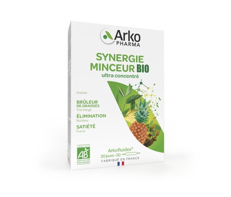 Arkopharma Arkofluides Synergie Minceur BIO 20 ampoules x 10ml