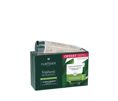 René Furterer Triphasic Progressive Rituel Antichute 8x5,5ml + Shampooing 100ml