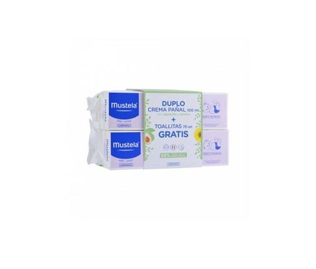 Mustela Duplo Pañal Crème 100ml + Toallitas 70 Ud