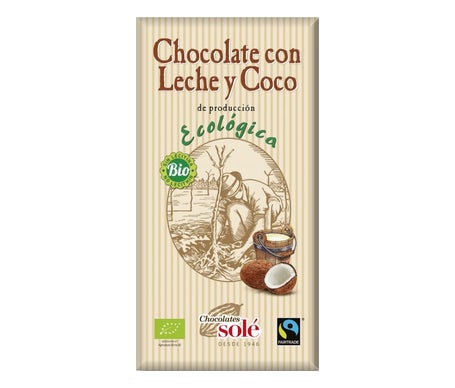 Chocolates Sole Chocolat Noir à l'Agave 73% 100g