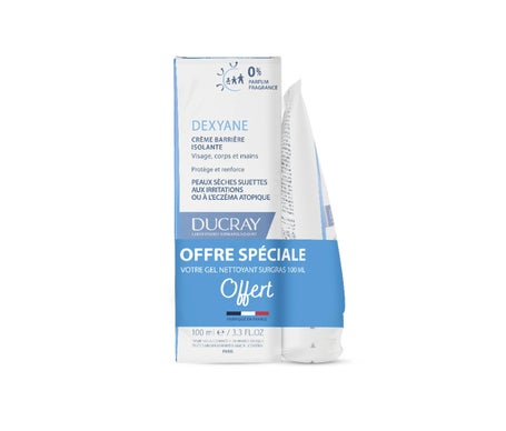 Ducray Dexyane Crème Barrière Isolante 100ml + Gel Nettoyant Surgras 100ml