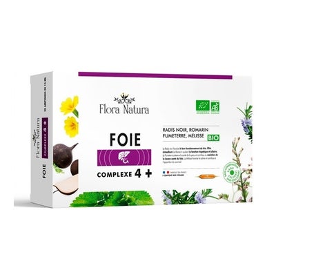 Flora Natura Complexe 4+ Foie 20 Ampoules