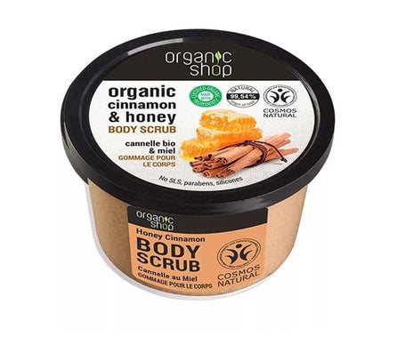 Organic Shop Exfoliating Body Scrub Honey Cinnamon 250ml