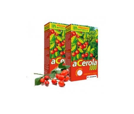 Arkopharma Acerola 1000 30 Comprimés Lot De 2