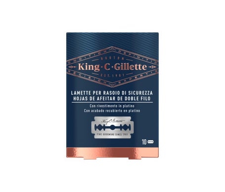 Gillette King Double Edge Replacement Blades 10uts