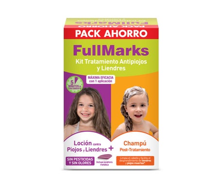 Kit anti-poux FullMarks Lotion anti-poux 100ml + Shampooing 150ml