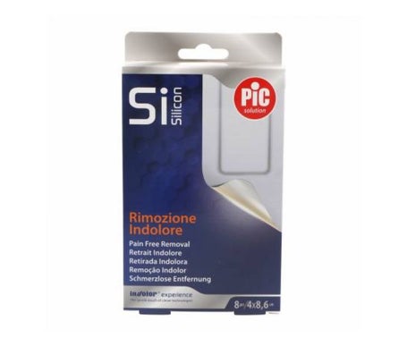 Pic Solution Pansement Adhésif Silicone 40x86mm 8uts