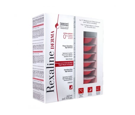 Rexaline Derma Masque de nuit en crème 6X3ml