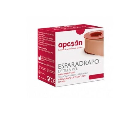 Tissu plâtre Aposan peau 5x1,25cm 1ud